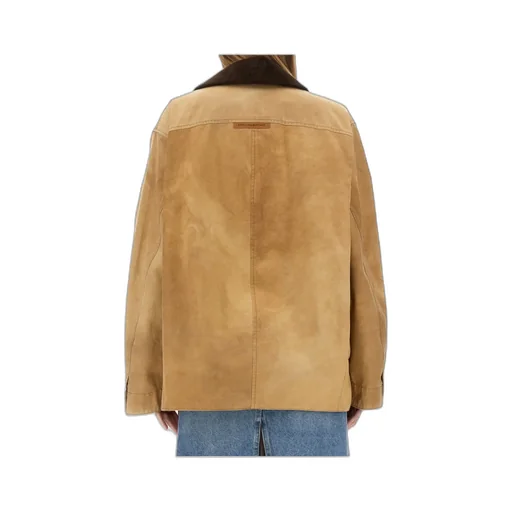 Stella Mccartney Corduroy Collar Aged Jacket