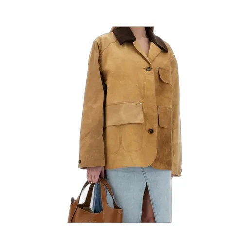 Stella Mccartney Corduroy Collar Aged Jacket