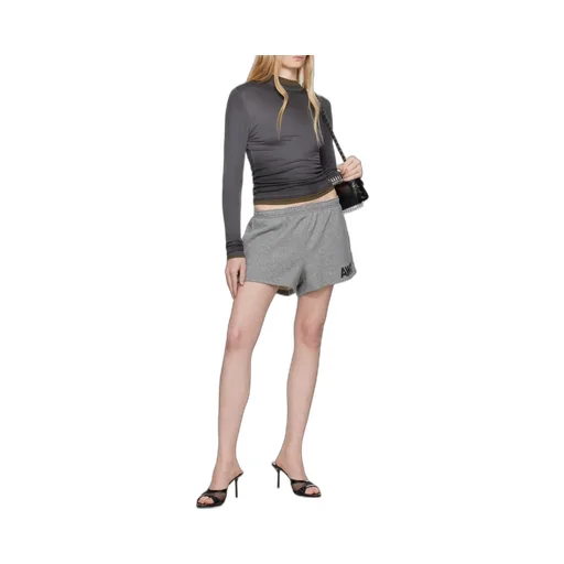 Alexander Wang Logo Printed Track Shorts