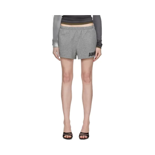 Alexander Wang Logo Printed Track Shorts