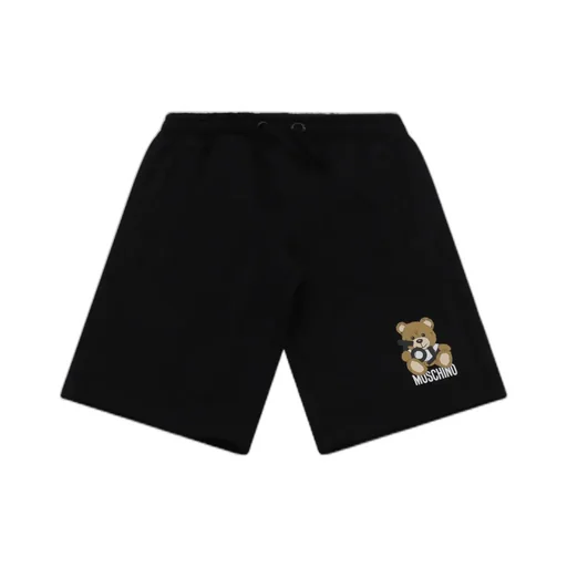 Moschino Kids Leo Teddy-Printed Drawstring Shorts