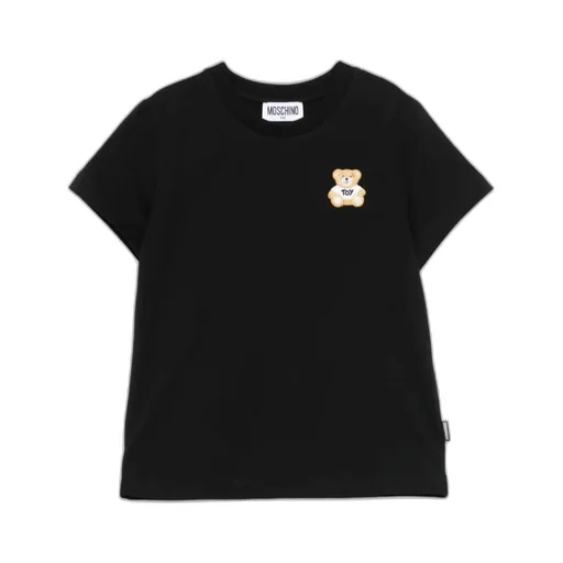 Moschino Kids Leo Teddy-Patch Crewneck T-Shirt
