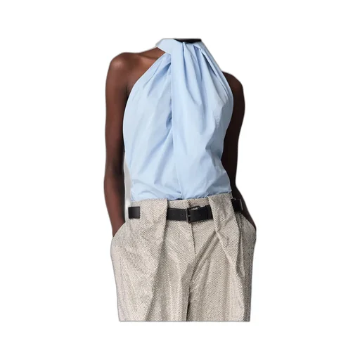 Stella Mccartney Halterneck Panel Sleeveless Top