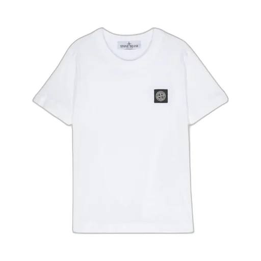 Stone Island Junior Compass-Patch Crewneck T-Shirt