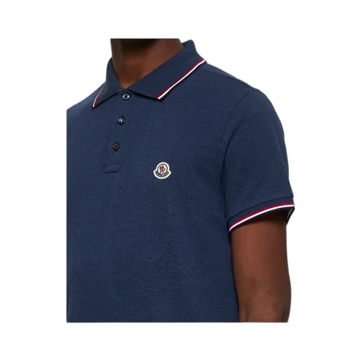 Moncler Logo Patch Short Sleeved Polo Shirt