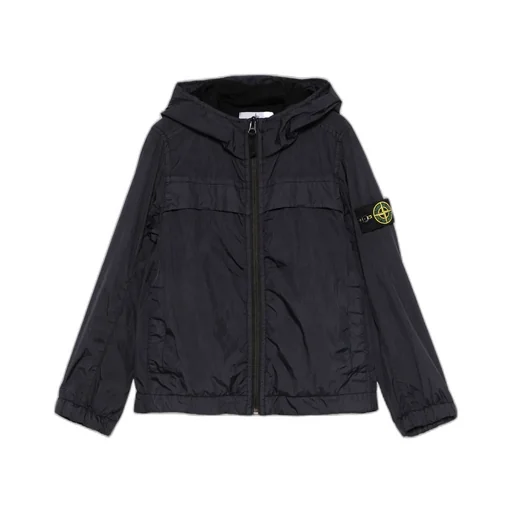 Stone Island Junior Compass Patch Hooded Jacket