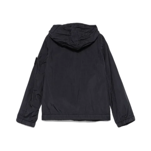 Stone Island Junior Compass Patch Hooded Jacket