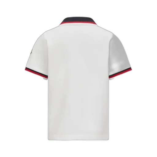 Moncler Enfant Tricolor-Trimmed Polo Shirt