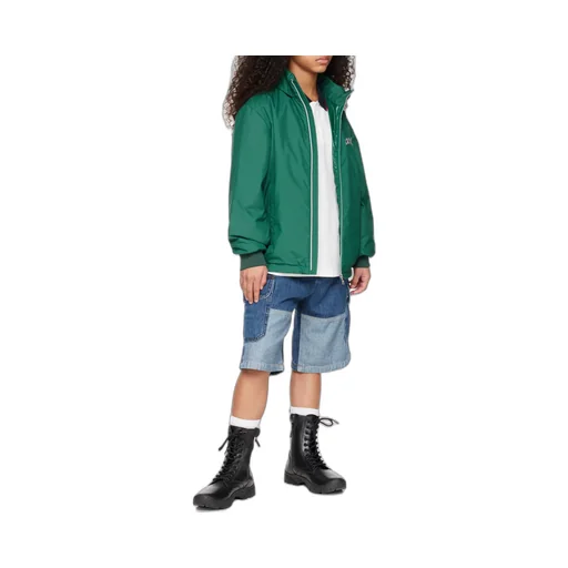 Moncler Enfant Tricolor-Trimmed Polo Shirt