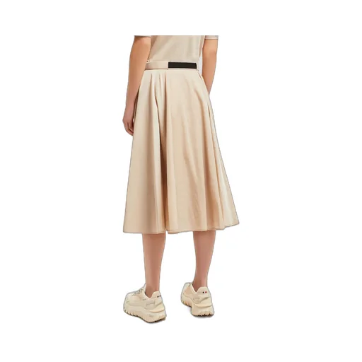 Moncler Logo Patch Belted Skirt