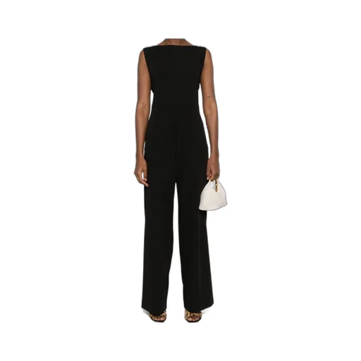 Herno Sleeveless Pussy-Bow Jumpsuit