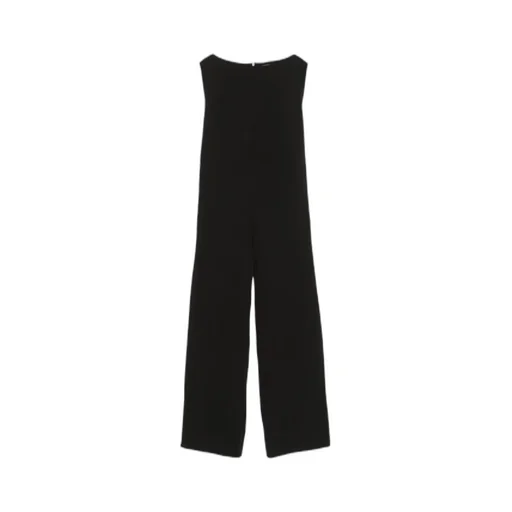 Herno Sleeveless Pussy-Bow Jumpsuit