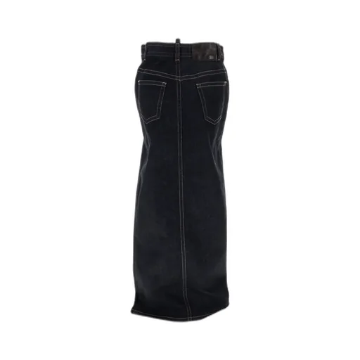 Denim Midi Skirt