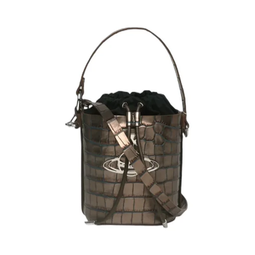 Crocodile-Embossed Tote Bag