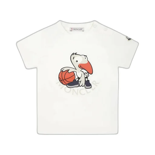 Moncler Enfant Basketball Motif T-Shirt