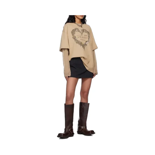 Acne Studios Layered Print T-Shirt