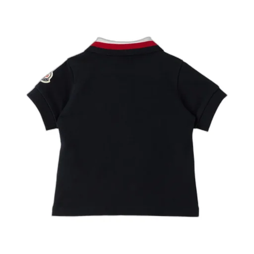 Moncler Enfant Embroidered Logo Polo Shirt