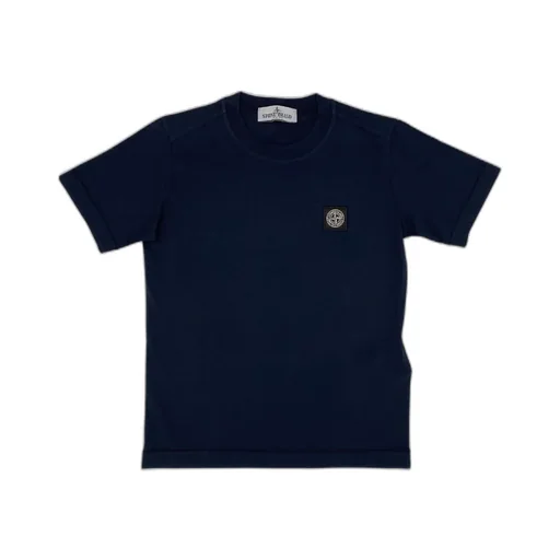 Stone Island Junior Compass-Patch Crewneck T-Shirt