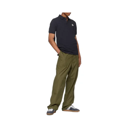 Moncler Logo Patch Short Sleeved Polo Shirt
