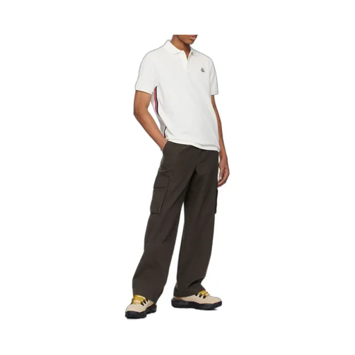 Moncler Logo Patch Short Sleeved Polo Shirt