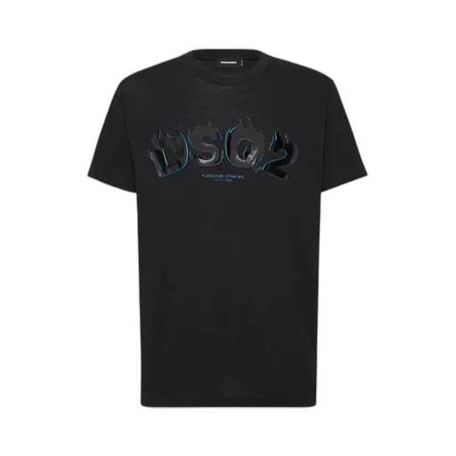Dsquared2 Logo-Stamp Crewneck T-Shirt