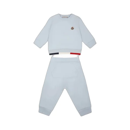 Moncler Enfant Tricolor Trimmed Tracksuit Set