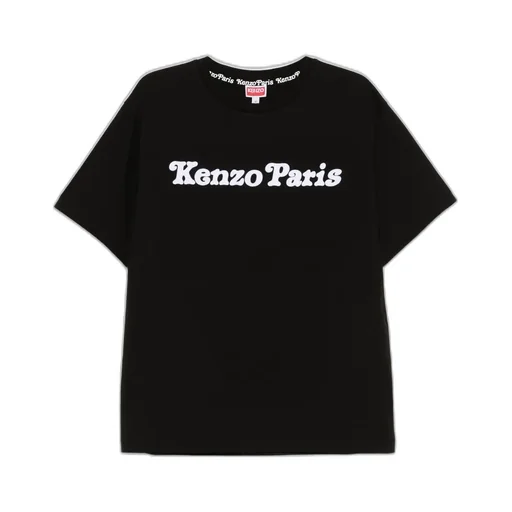 Kenzo X Verdy Flocked-Logo Crewneck T-Shirt