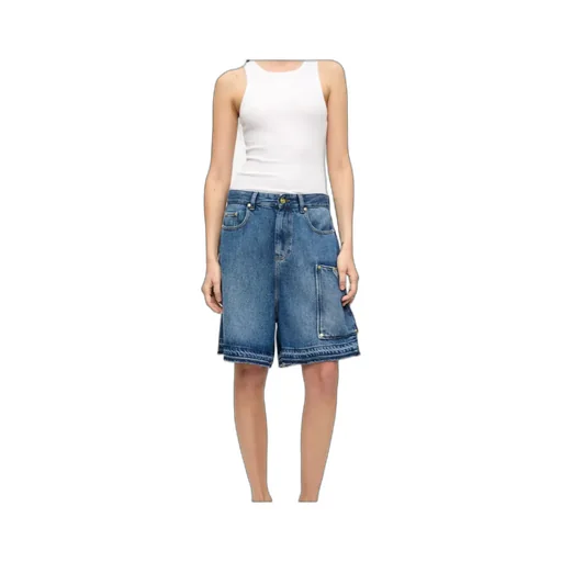 Ganni Light Denim Shorts