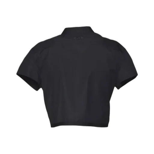 Msgm Cropped Ruffled Shirt