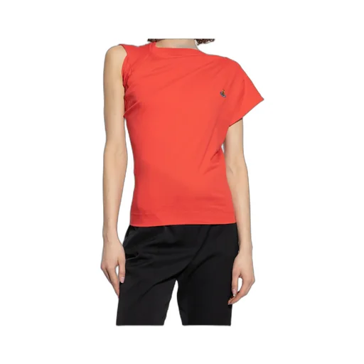 Vivienne Westwood Orb Embroidered Asymmetric T-Shirt