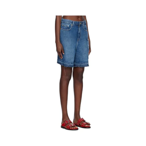 Ganni Light Denim Shorts