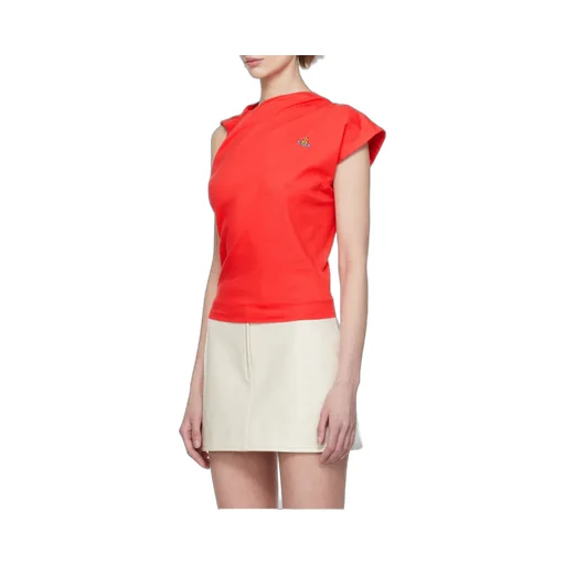 Vivienne Westwood Orb Embroidered Asymmetric T-Shirt