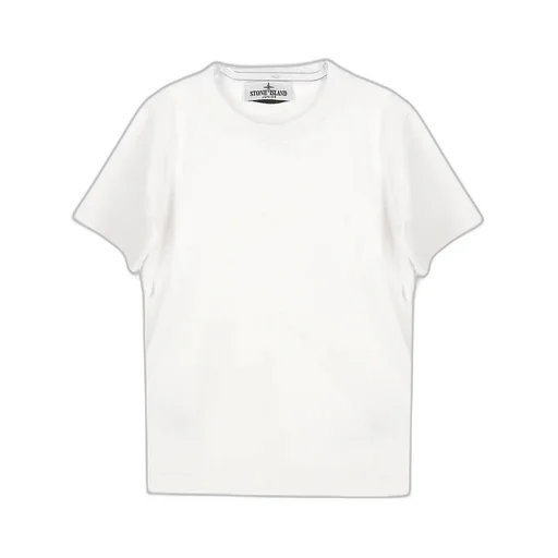 Stone Island Junior Logo Embroidered Crewneck T-Shirt