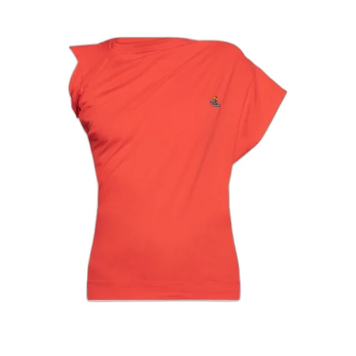 Vivienne Westwood Orb Embroidered Asymmetric T-Shirt