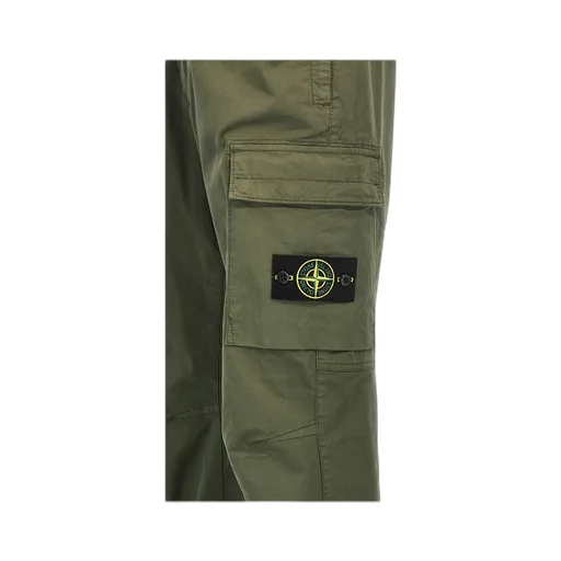 Stone Island Compass Patch Tapered-Leg Cargo Pants