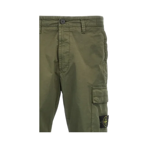 Stone Island Compass Patch Tapered-Leg Cargo Pants