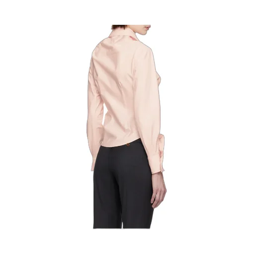 Vivienne Westwood Orb Embroidered Buttoned Drunken Shirt