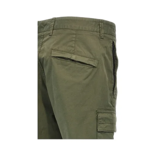 Stone Island Compass Patch Tapered-Leg Cargo Pants