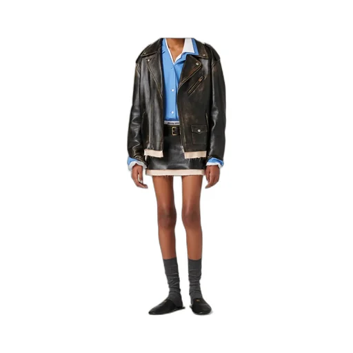 Nappa Leather Biker Jacket
