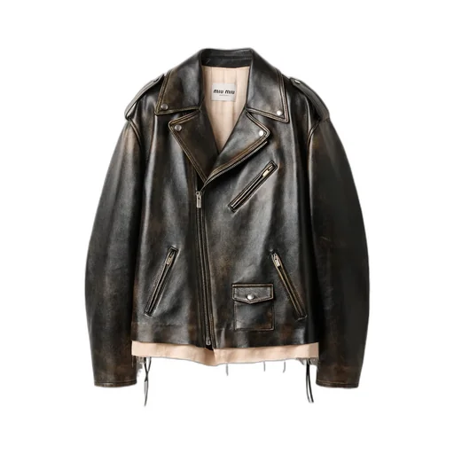 Nappa Leather Biker Jacket