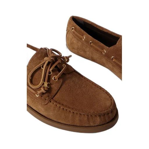 Celine Bateau In Suede Calfskin