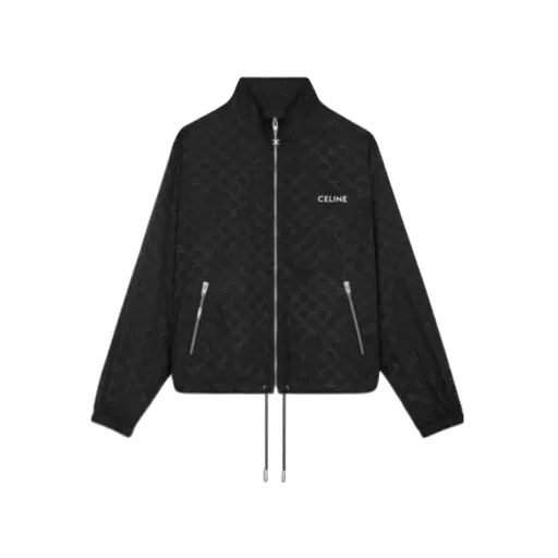 Celine Blouson Jacket In Monogram Nylon