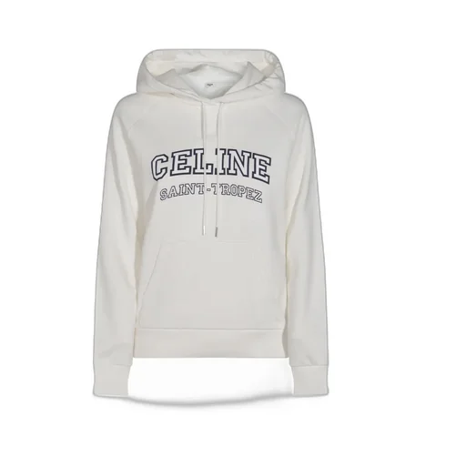 Celine Hoodie In Fleece Cotton