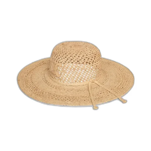 Triomphe Wide-Brimmed Hat In Raffia