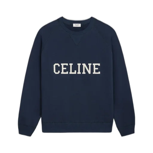 Celine Loose Sweatshirt In Cotton Fleece