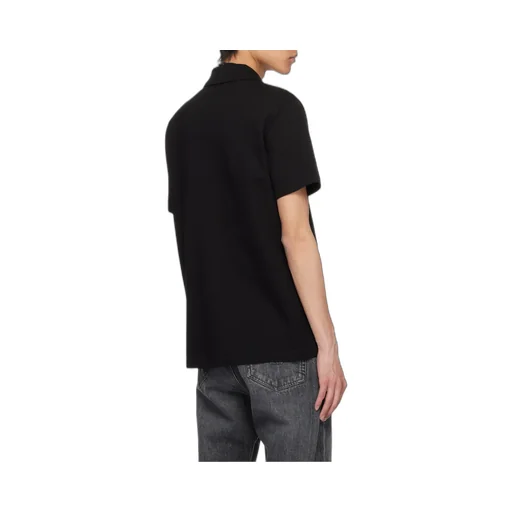 Versace Medusa-Printed Short-Sleeved Polo Shirt