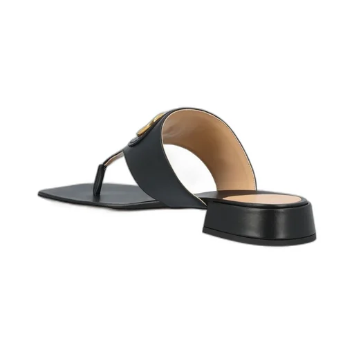 Valentino Vlogo Signature Slip-On Sandals