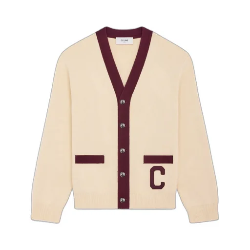 College Cardigan In Cotton