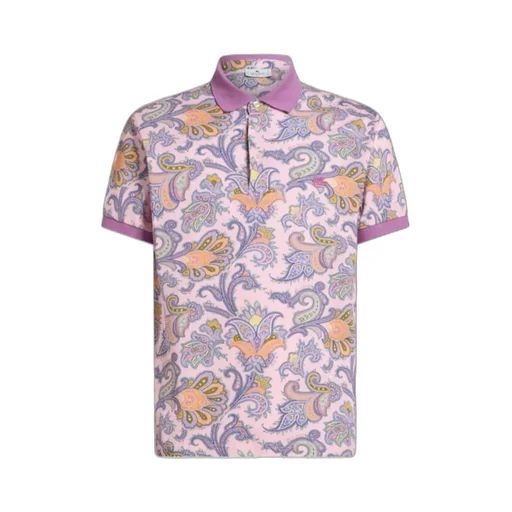 Etro Graphic Printed Polo Shirt