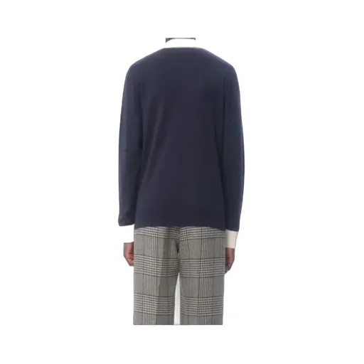 Valentino Button Detailed Long-Sleeved Polo Shirt